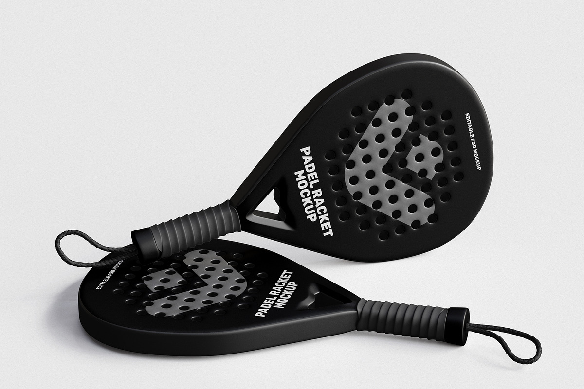 Padel Racket Mockup, a Merchandise Mockup by Brand Earth (Photo 4 of 4)