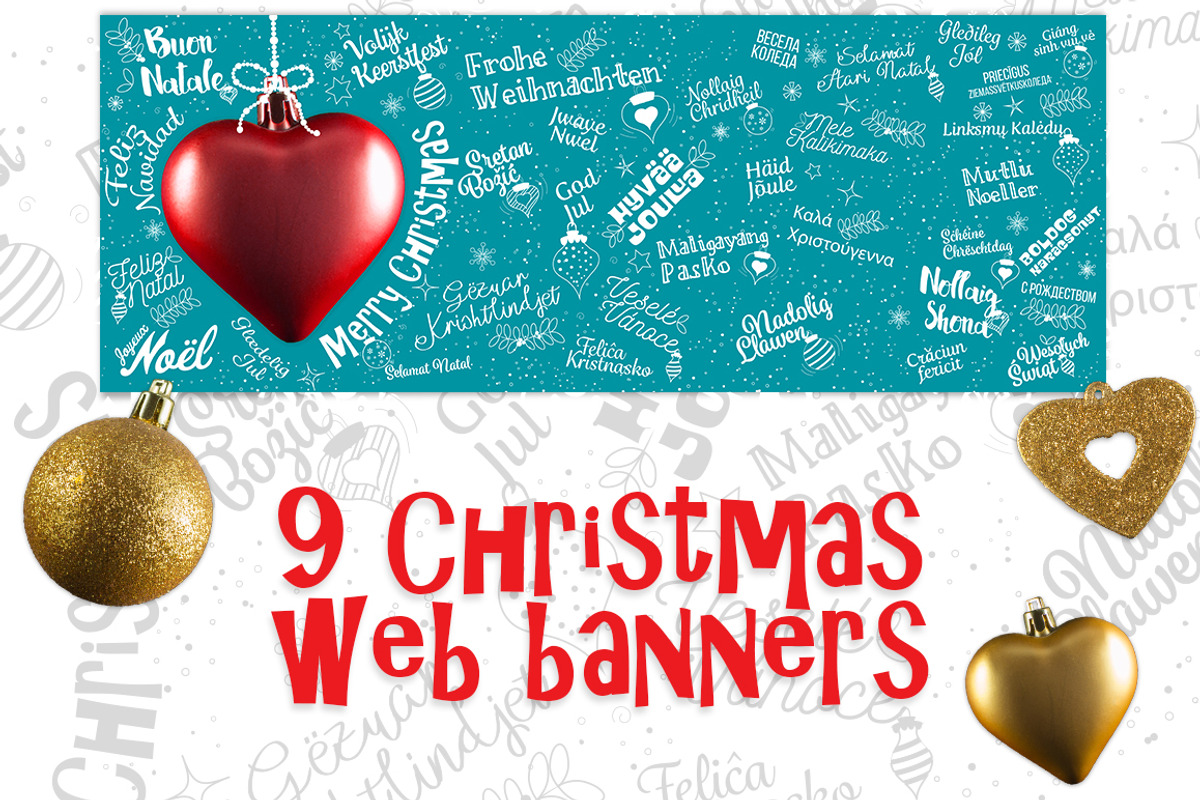Set of Christmas banners from world, a Templates & Theme by MM Studio (Photo 1 of 9)