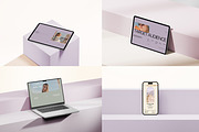 Asyana - Minimal Mockup Bundle, a Device Mockup by Creavora (Thumbnail 1 of 8)