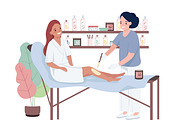 Beauty and spa characters bundle, a Person Illustration by IMG visuals characters (Thumbnail 14 of 21)