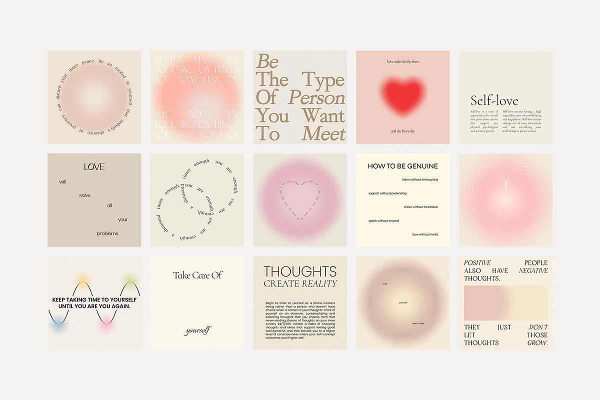 Instagram Quotes Posts Stories PS, a Social Media Template by Love Radiation Studio (Photo 15 of 22)