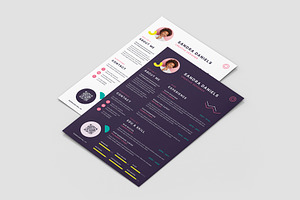 The Resume Flyer Canva Template