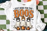 Just Here for the Boos Halloween PNG, a Seasonal Illustration by OK Design (Thumbnail 1 of 5)