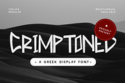 Crimptoned - Greek Display, a Font by Indotype Foundry (Thumbnail 1 of 10)