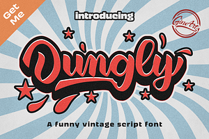 Dungly- Retro Script Fun
