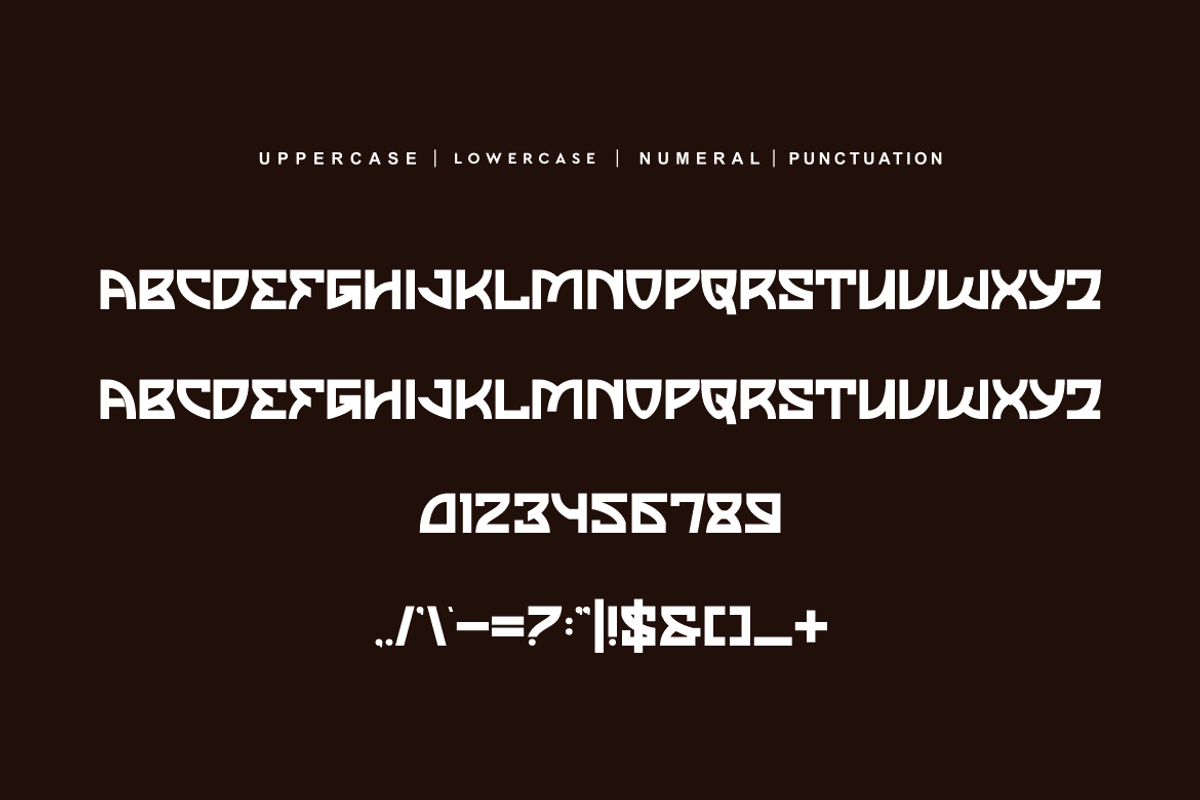 Greek Reford - Unique Typeface Font, a Sans Serif Font by QR Design Studio (Photo 6 of 7)