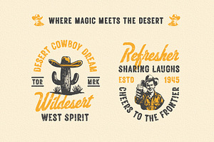 Fendesert - Vintage Stamp Font