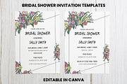 Pastel Floral Bridal Shower Invite, an Invitation Template by PinkHouseCollection (Thumbnail 1 of 4)