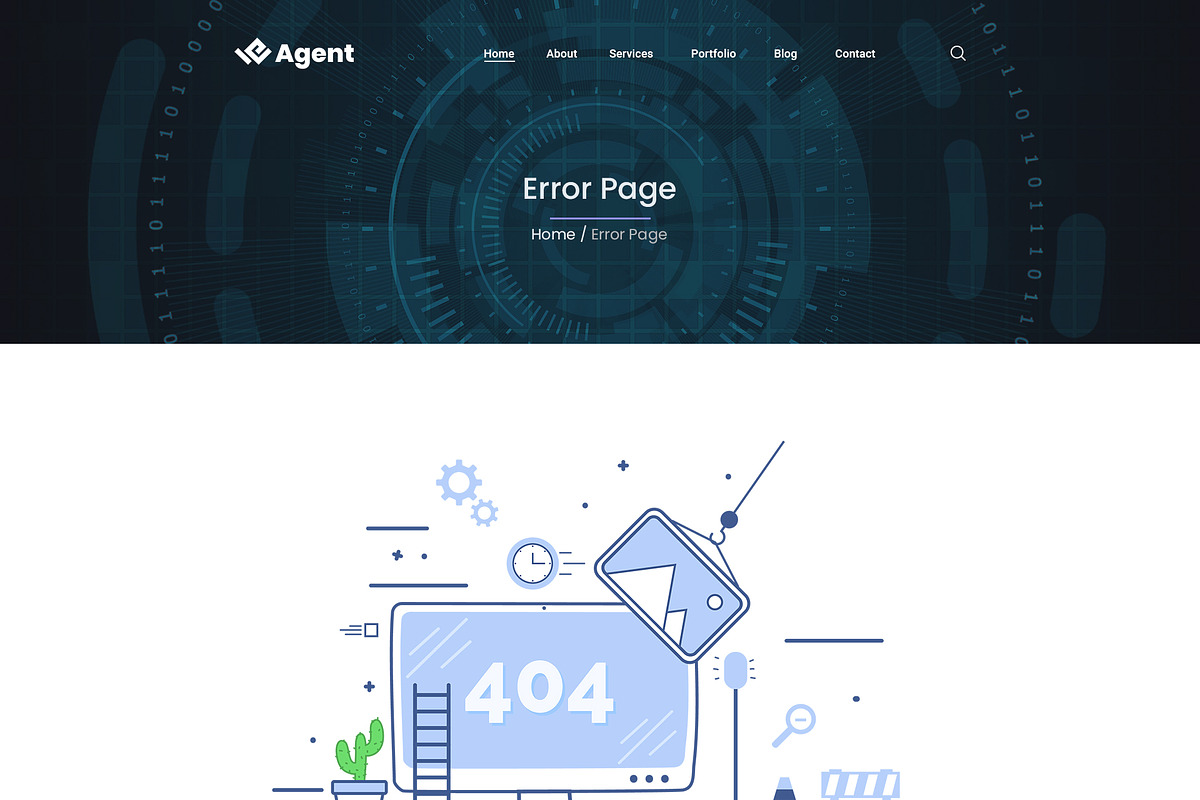 weAgent Digital Agency PSD Template, a Landing Page Template by Andit themes (Photo 7 of 8)