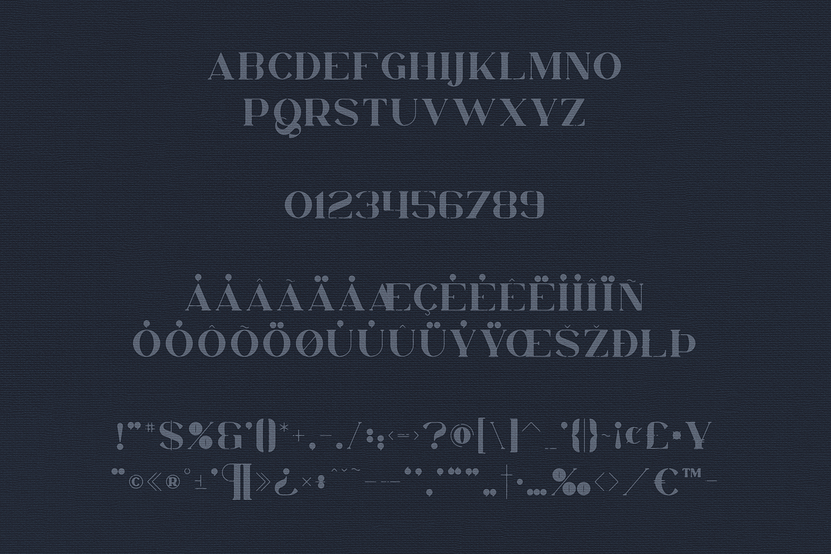Orphic Typeface - SVG + Solid fonts, a Serif Font by VP Fonts (Photo 9 of 10)