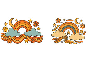 Colorful abstract designs featuring, a Nature Photo by ZinetroN