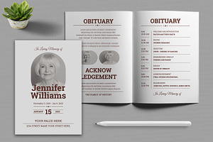 Funeral Invitation Card Design, an Invitation Template by MightyDesign