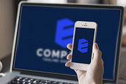 Letter E minimal logo design, a Branding & Logo Template by Amadul11 (Thumbnail 4 of 4)