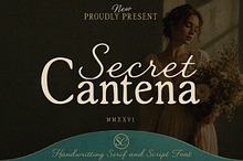 Secret Cantena – Handwriting Font