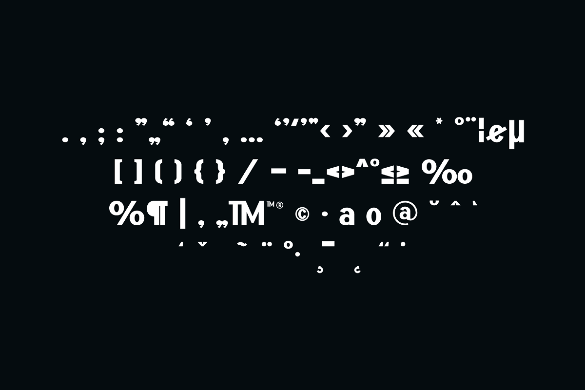 Mono Qaftots Modern Bold Brand Font, a Sans Serif Font by QR Design Studio (Photo 15 of 16)