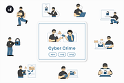 Cyber Crime Illustration, an Object Graphic by Jump Studio (Thumbnail 1 of 12)