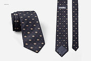Neck Tie Mockup Set, a Shirt Mockup by creatsy4 (Thumbnail 2 of 12)