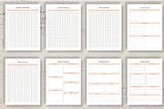 Printable Life Planner Template, a Stationery Template by Design House (Thumbnail 5 of 9)