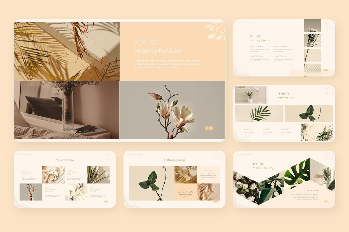 Femino Aesthetic Powerpoint, a Presentation Template by NecrolitSlide (Photo 4 of 11)