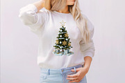 Light Blue & Gold Christmas  Clipart, an Illustration by SVGArt (Thumbnail 4 of 8)