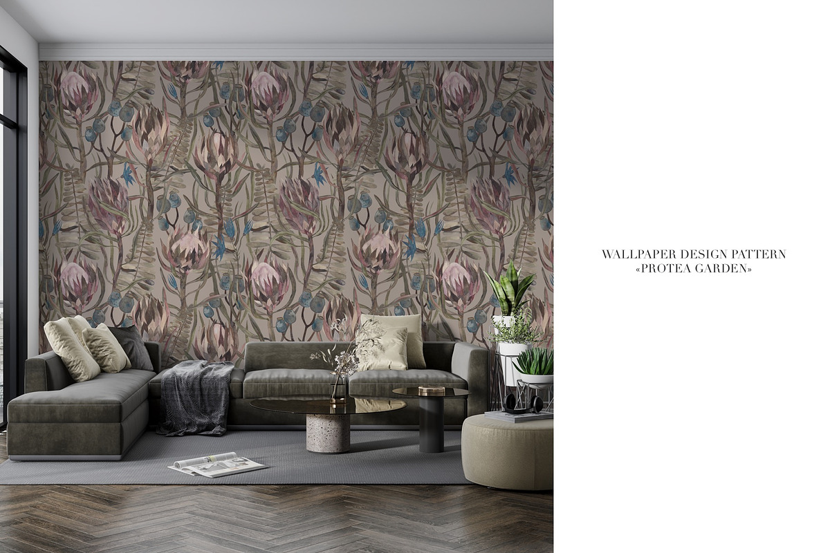 Pattern PROTEA GARDEN, an Illustration by PASHKOVA (Photo 9 of 14)