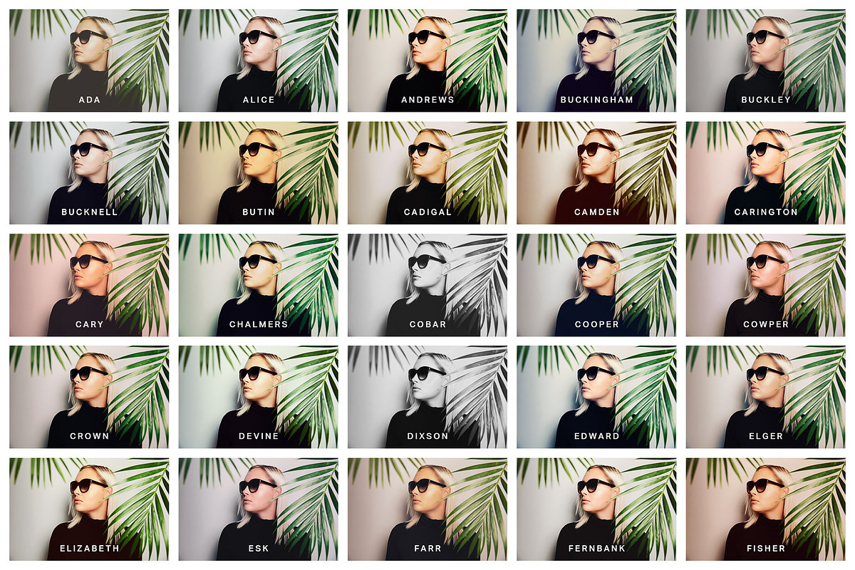 100 Film Lightroom Presets and LUTs preview 2
