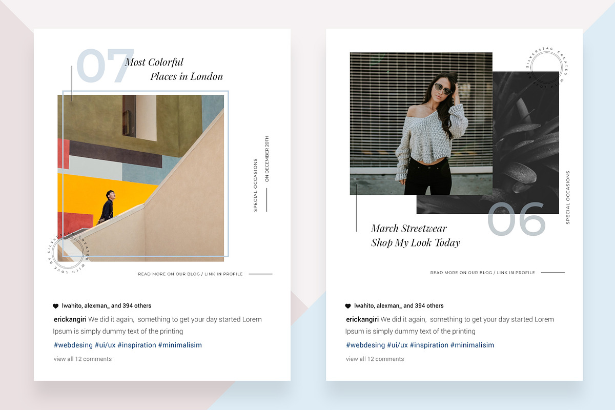 ANIMATED Instagram Posts Bundle, a Social Media Template by SilverStag Type Foundry (Photo 22 of 37)