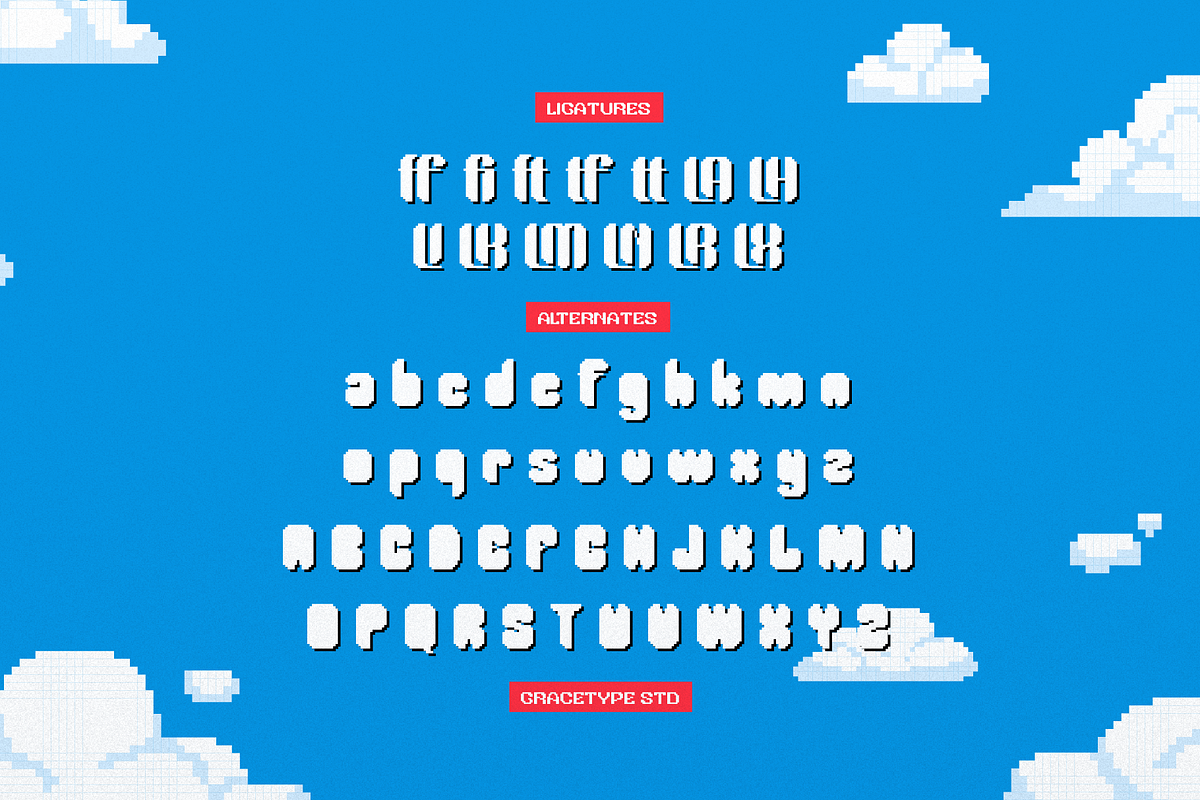 Eight Byte | Pixel Font, a Sans Serif Font by gracetype_studio (Photo 12 of 12)