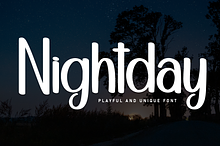 Nightday | Script Font