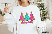 Colorful Holly Jolly Png, Christmas, an Illustration by DreamCafeArt (Thumbnail 3 of 4)