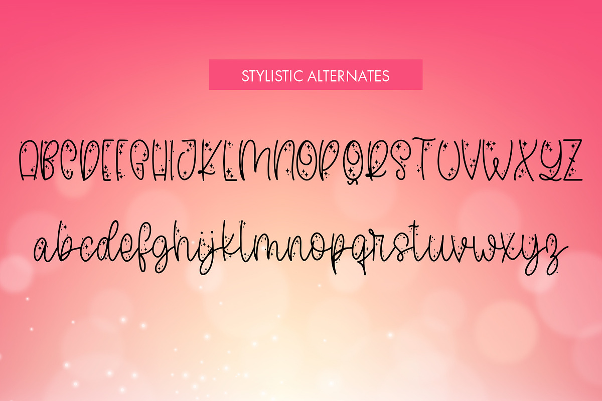 Sprinkles - Script Font With Doodles, a Handwritten Font by Freeling Design House (Photo 3 of 6)