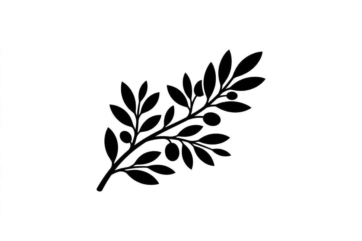 Olive Leaf Silhouette Collection, an Object Graphic by Designer_Momina (Photo 3 of 3)