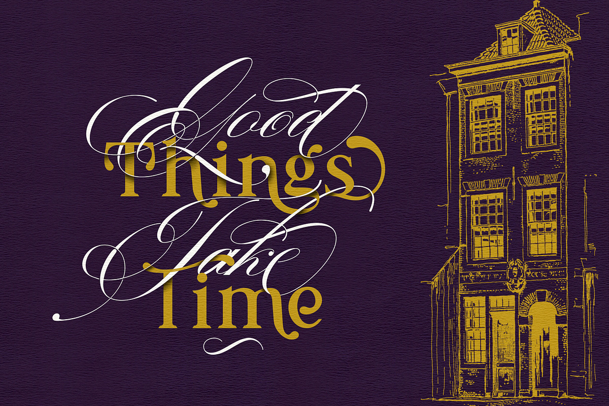 Prestissimo Classy (20% 0FF), a Script Font by Burntilldead (Photo 3 of 23)