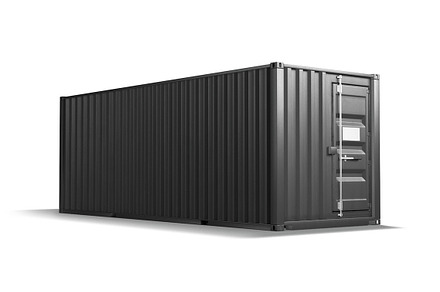 Black Cargo Container 3D Model, an Object 3D Model by rebrandy