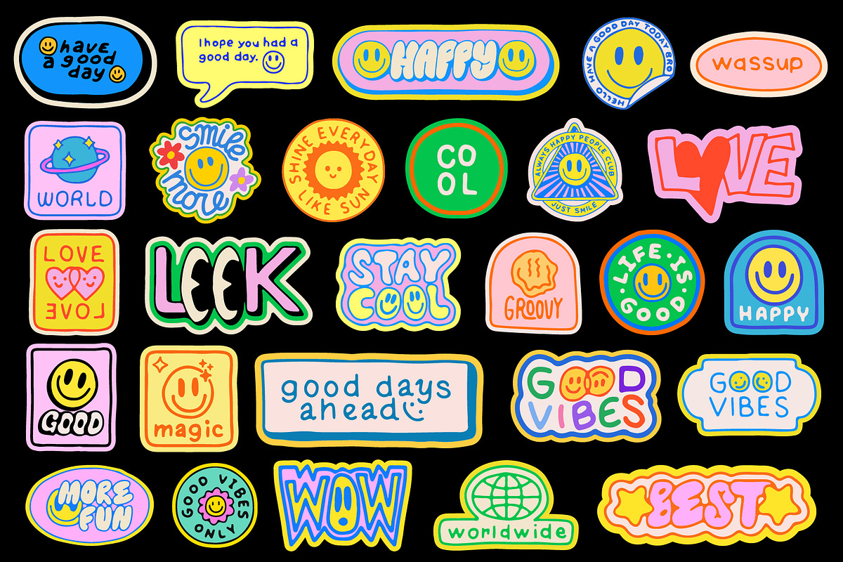 HAND DRAWN STICKERS VOL.2, an Object Graphic by craftlove (Photo 4 of 10)