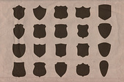 Retro/Vintage shapes - Shields 2, an Object Graphic by JumboDesign (Thumbnail 2 of 4)