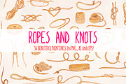 Ropes and Knots Watercolor Bundle, a Decorative Illustration by Violet LeBeaux (Thumbnail 1 of 3)