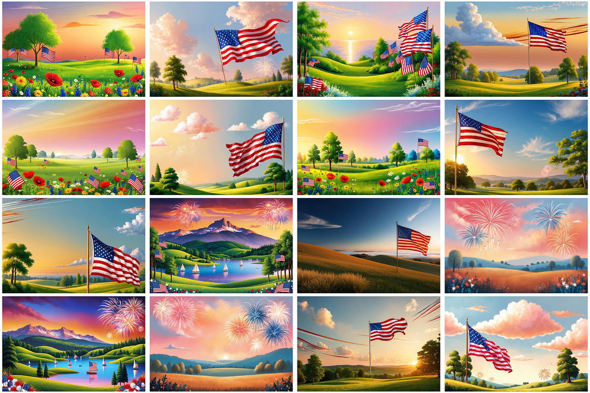 Patriotic Celebrations Wallpaper, a Background Graphic by Forhadx5 (Photo 3 of 9)