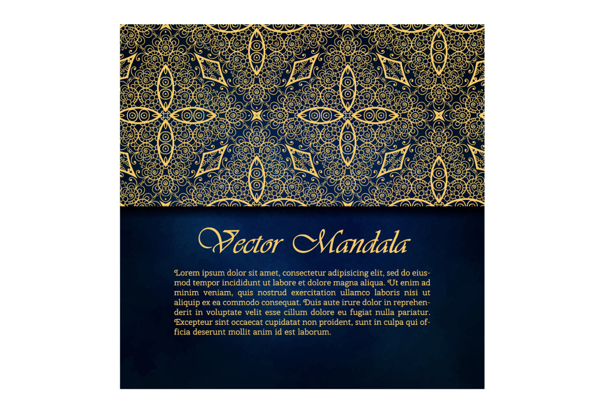 Set of mandala cards., an Invitation Template by Della_Liner (Photo 3 of 8)