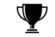 Bold winner trophy cup icon, an Illustration by Amazin_art (Thumbnail 12 of 29)
