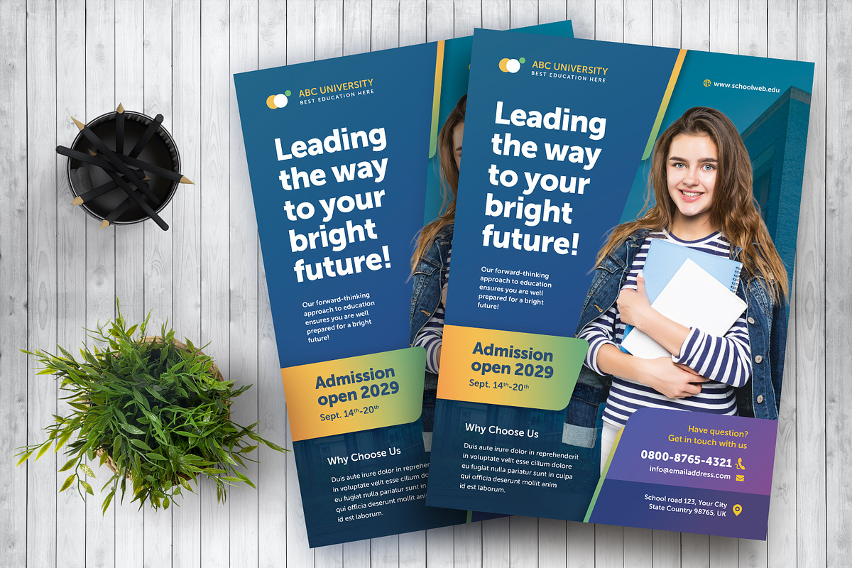 Education Flyer Template, a Flyer Template by Boostock (Photo 3 of 4)