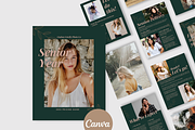 TEAL Senior Photography Template, a Magazine Template by Signature Edits (Thumbnail 1 of 11)