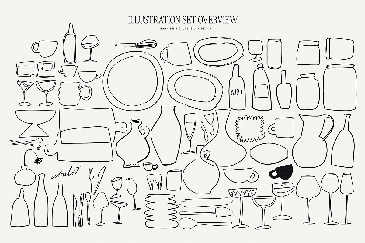Bar, Café & Dining Illustrations, a Food Illustration by GFB Studio (Photo 4 of 8)