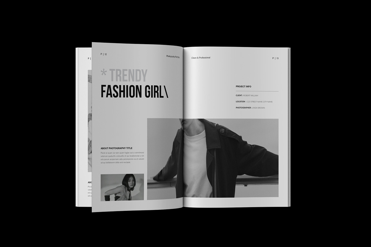 Photography Portfolio Canva Template, a Brochure Template by NorthPeak (Photo 6 of 14)