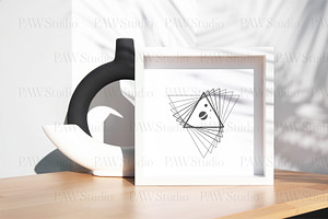 Video Photo Frame Mockup Square MP4