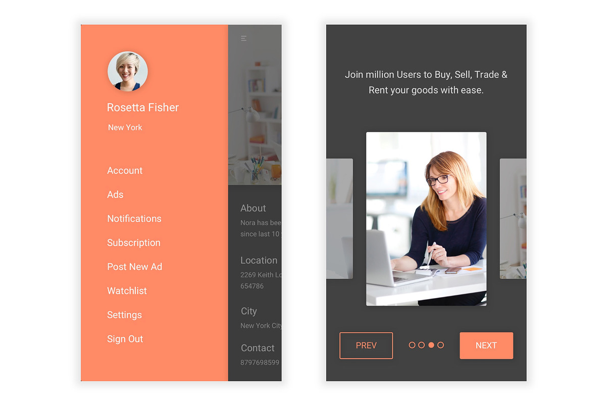 Sauda - Buy, Sell & Trade UI Kit, an UI Kit Template by themelove (Photo 2 of 16)