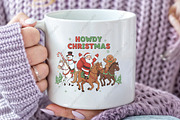 Howdy Christmas Cowboy PNG, an Illustration by CraftArtStudio (Thumbnail 2 of 4)