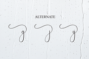 Rainday | Script Font, a Handwritten Font by Scratchones (Thumbnail 8 of 9)