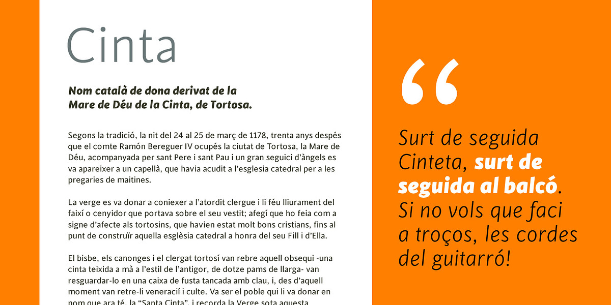 Cinta, a Sans Serif Font by Tipo Pépel (Photo 3 of 7)