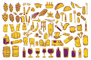 Brewer's Reserve Vector Set, a Food Illustration by Illustrated Everything (Thumbnail 6 of 11)